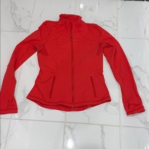 Women’s Define Lululemon zip Red up jacket M L 10